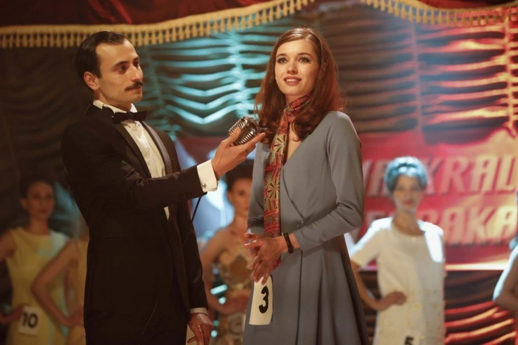 Yeşilçam dizisinin setinden ilk kareler geldi