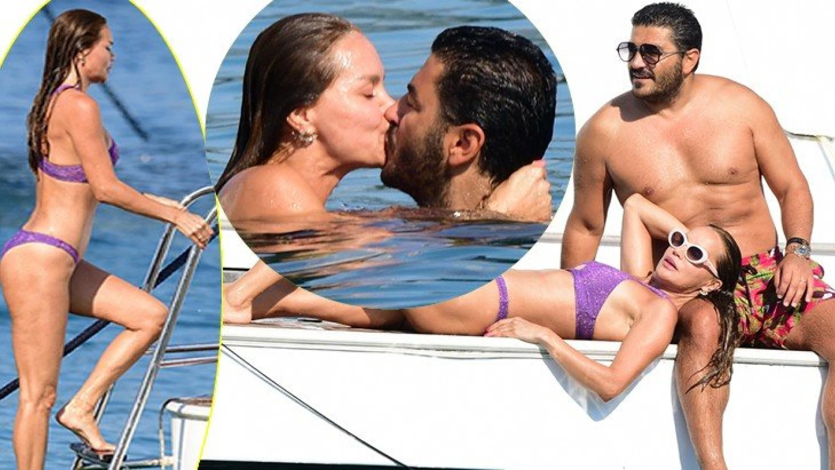 Ebru Şallı ile Uğur Akkuş'un Bodrum romantizmi
