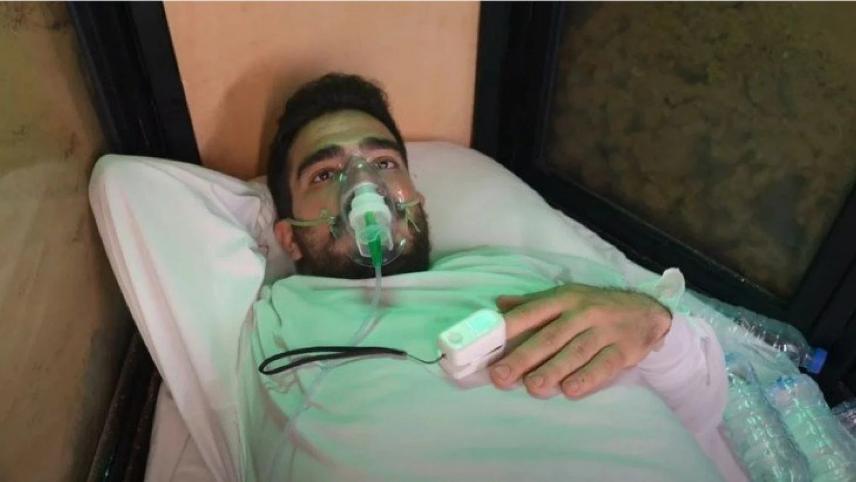 YouTuber Muhammed Bahçecik, kefen giyip diri diri kendini gömdürdü