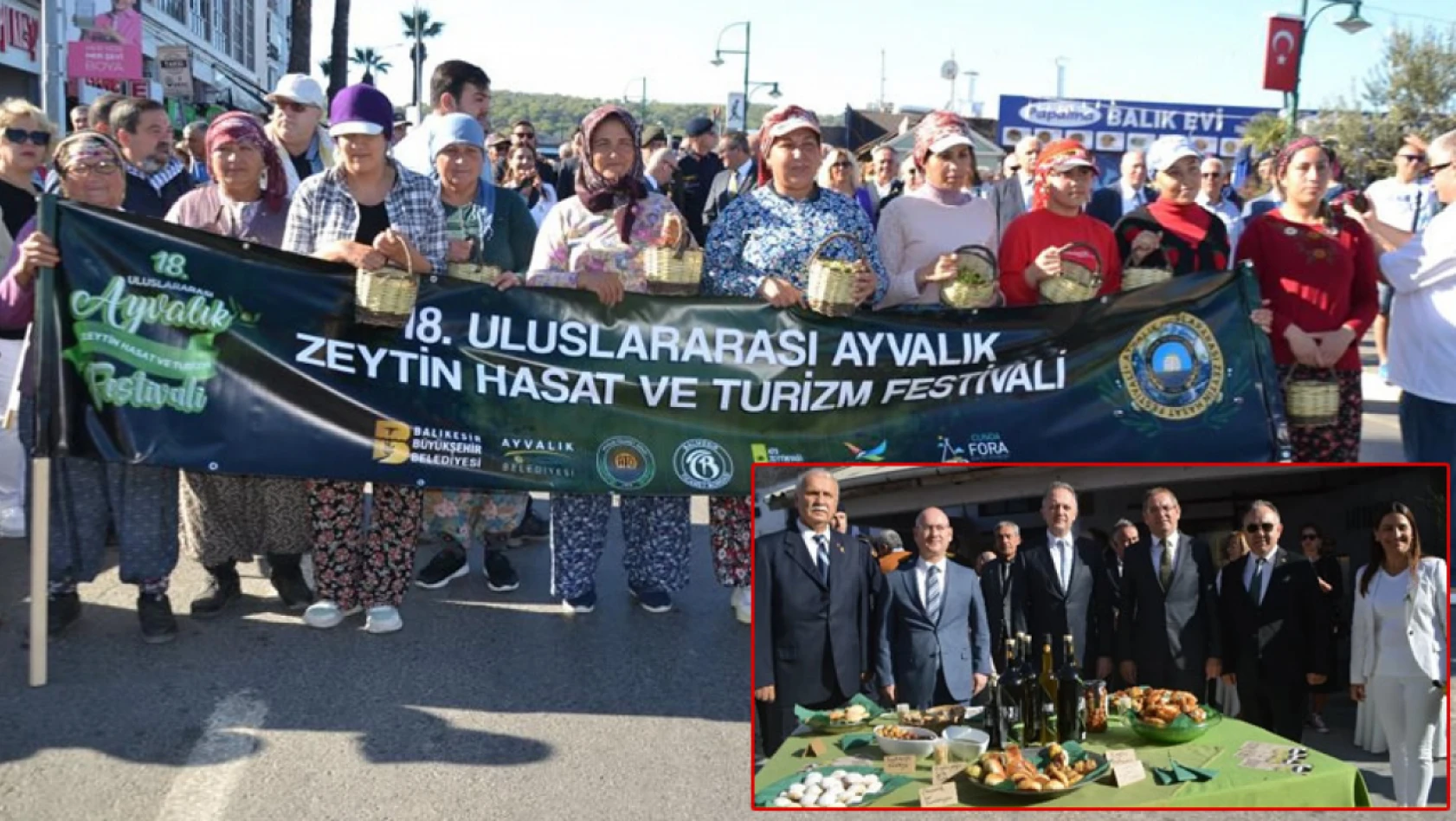 18. Uluslararası Ayvalık Zeytin Hasat ve Turizm Festivali başladı