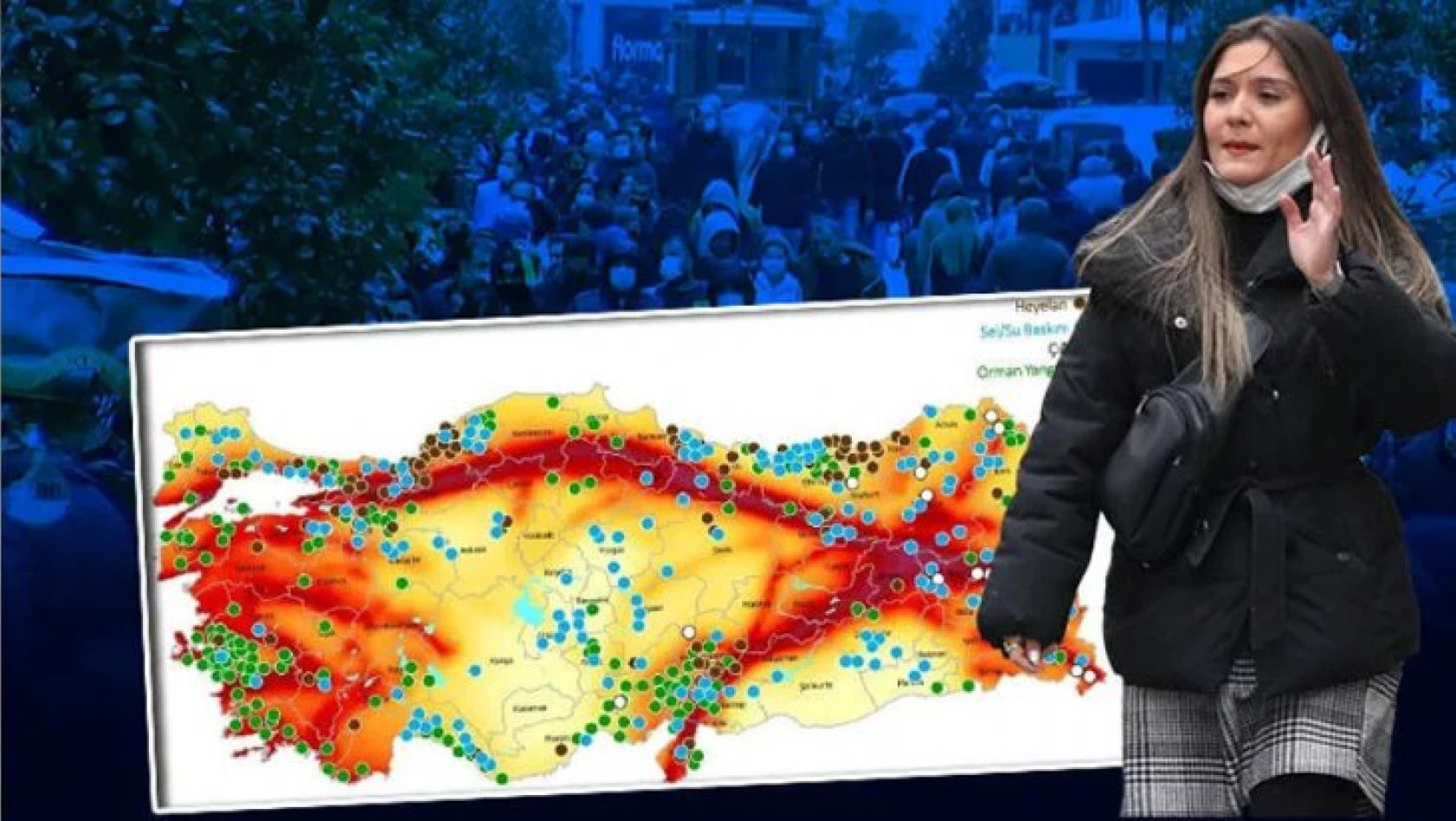 AFAD, Türkiye'nin 'afet risk haritası'nı çıkardı! İşte alarm veren bölgeler…