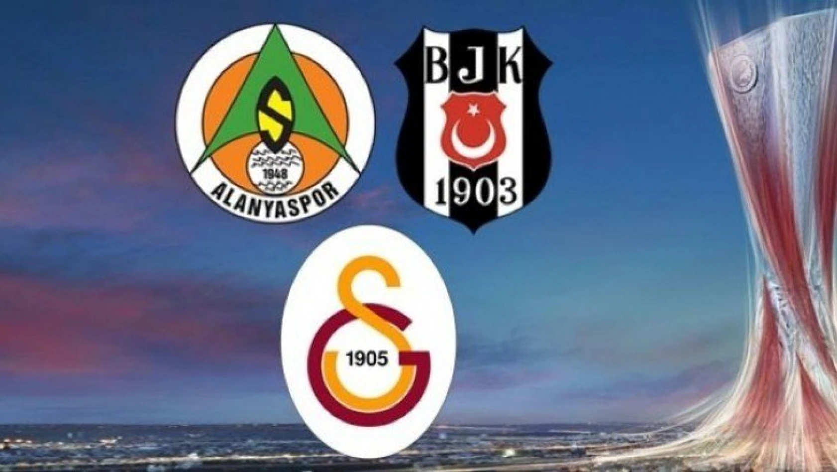 Alanyaspor, Beşiktaş ve Galatasaray'ın UEFA Avrupa Ligi'ndeki rakipleri belli oldu