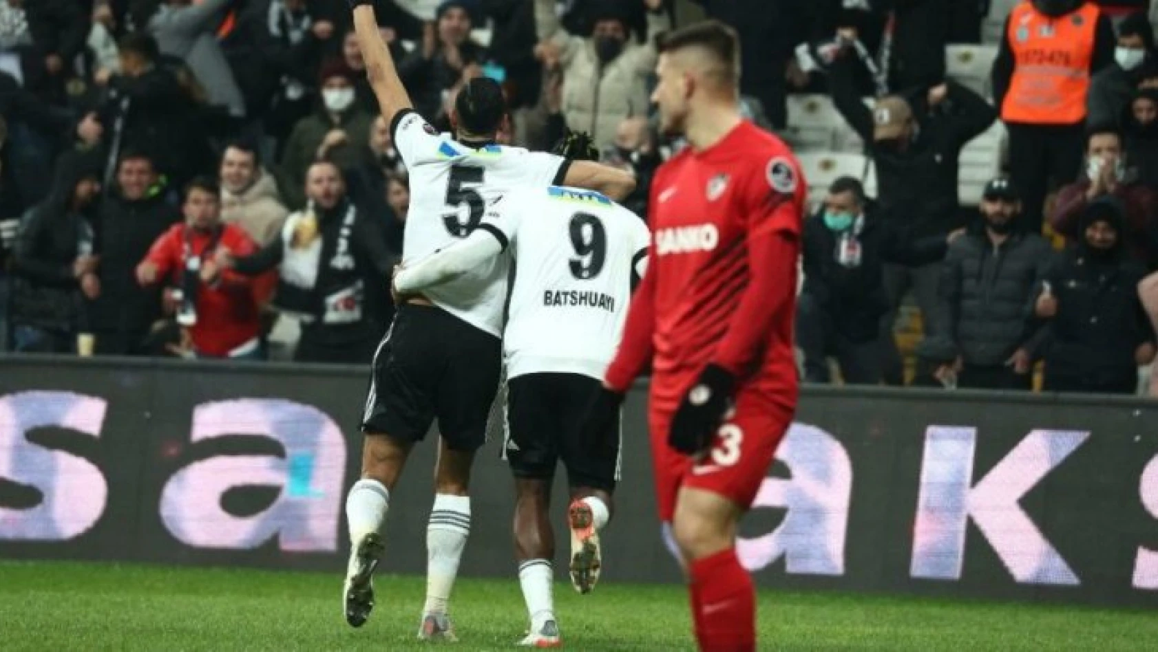 Beşiktaş, Gaziantep FK'yı Batshuayi ile geçti