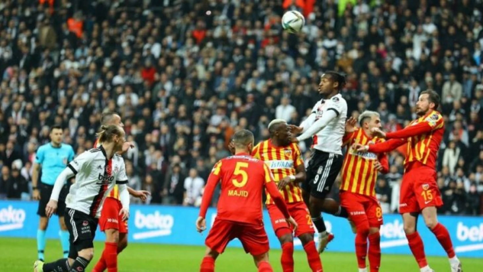 Beşiktaş-Kayserispor maçı nefes kesti! 6 gol, müthiş geri dönüş!
