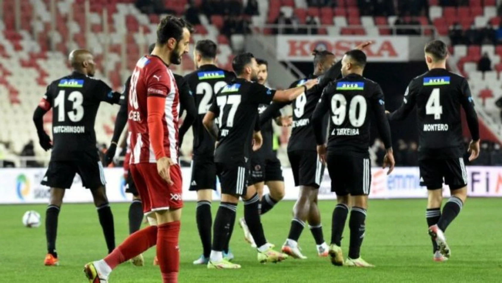 Beşiktaş, Sivas deplasmanında kazandı