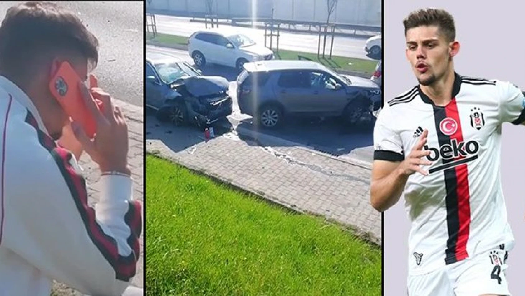 Beşiktaşlı futbolcu Francisco Montero, trafik kazası geçirdi
