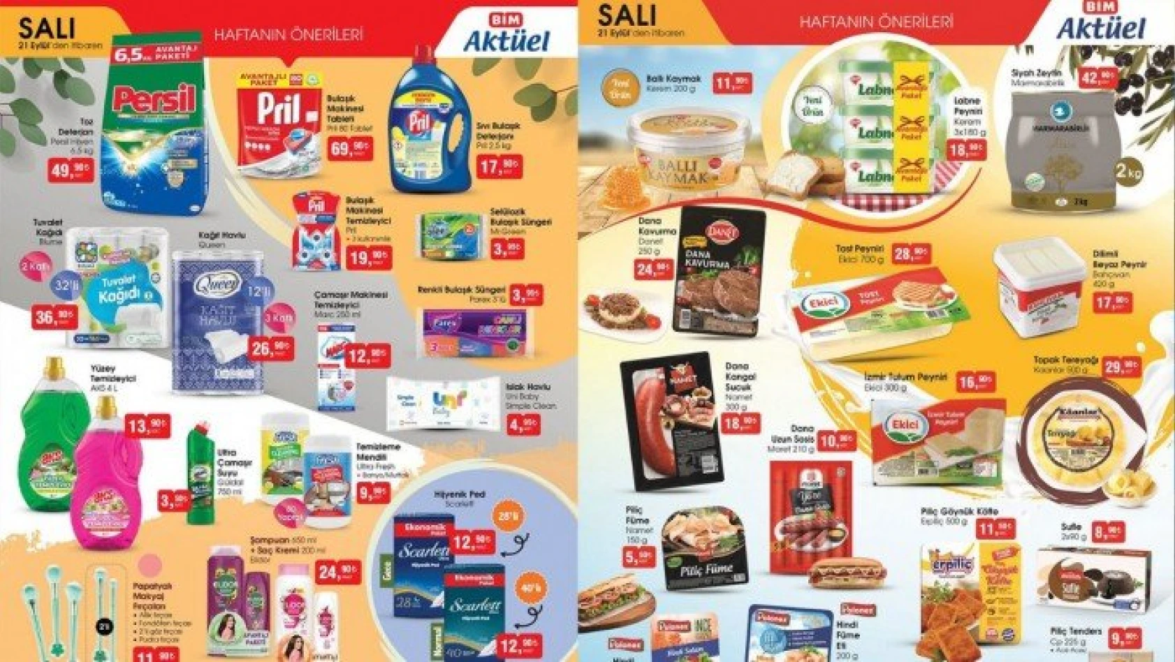 BİM aktüel ürünler kataloğu yayınlandı! BİM 21 Eylül 2021 Salı aktüel ürünler indirimli fiyat listesi…