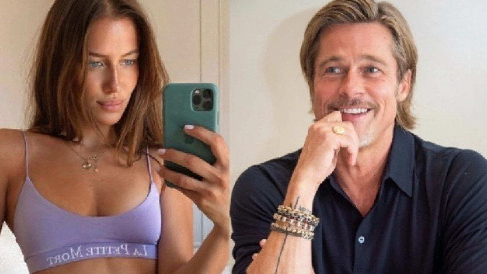 Brad Pitt'e şok! Sevgilisi Nicole Poturalski'nin evli olduğu ortaya çıktı!