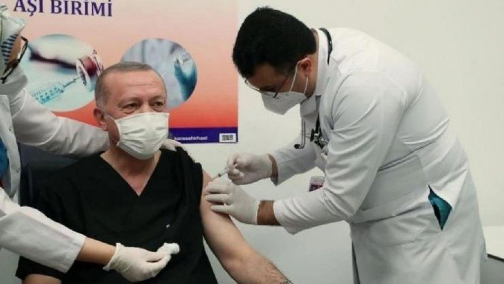 Cumhurbaşkanı Erdoğan korona virüsü aşısı oldu