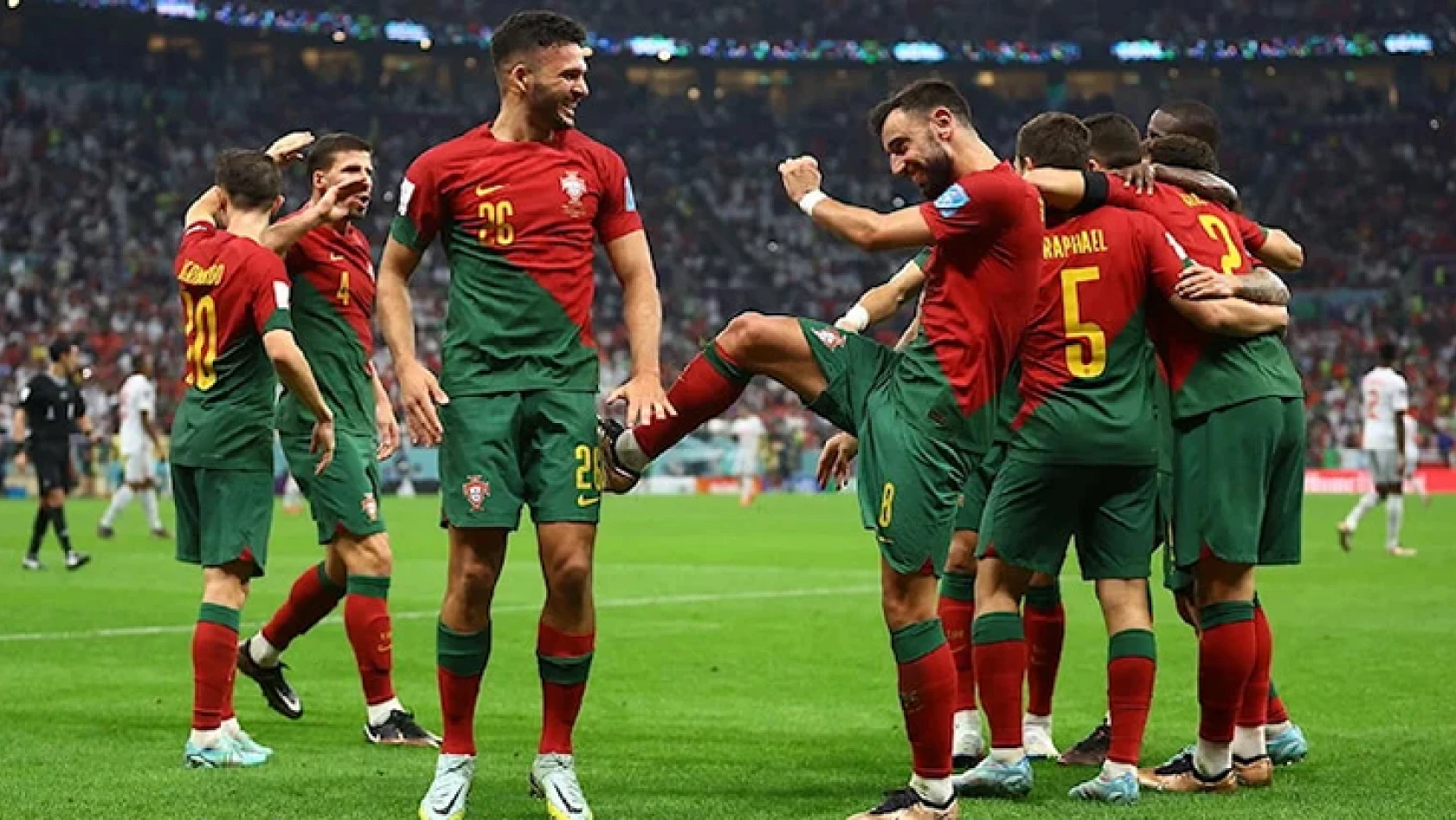 Dünya Kupası'nda son çeyrek finalist Portekiz