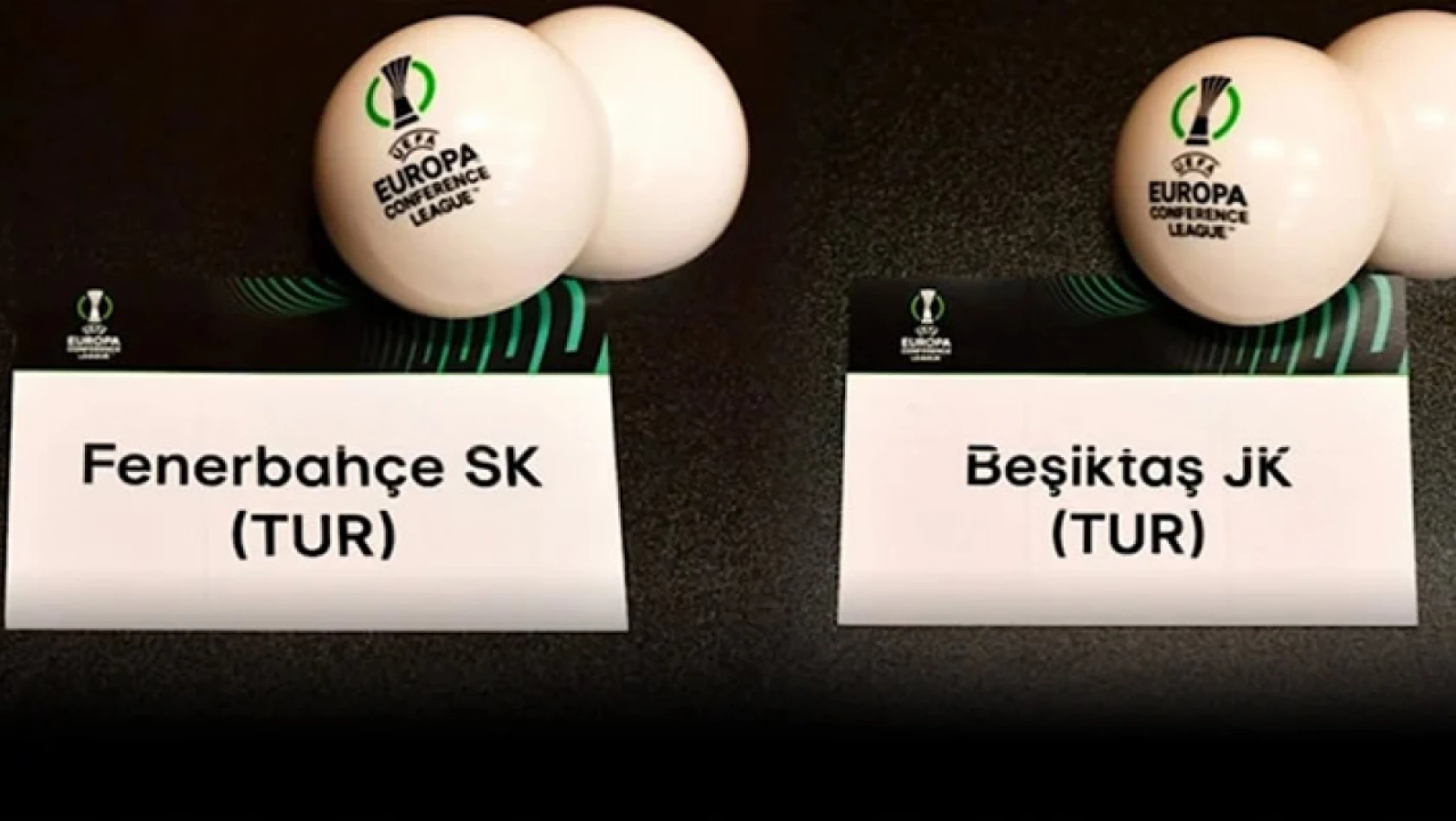 Fenerbahçe ve Beşiktaş'ın, Konferans Ligi grubu ve rakipleri belli oldu