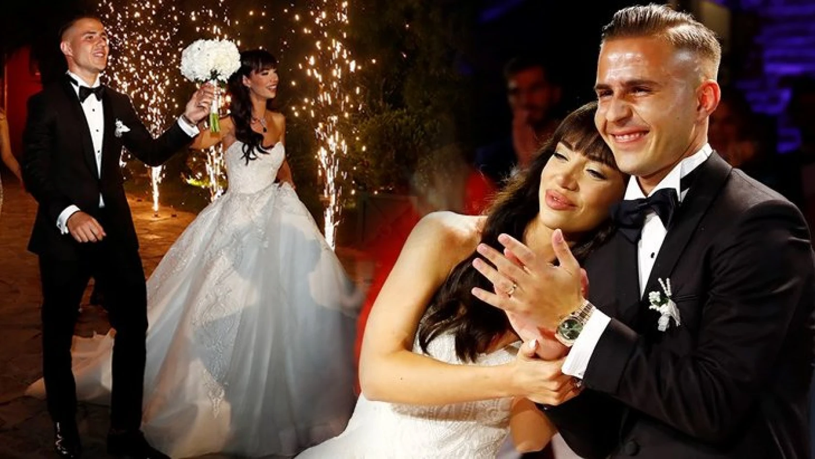 Fenerbahçeli Dimitris Pelkas, Kiveli Marda ile evlendi