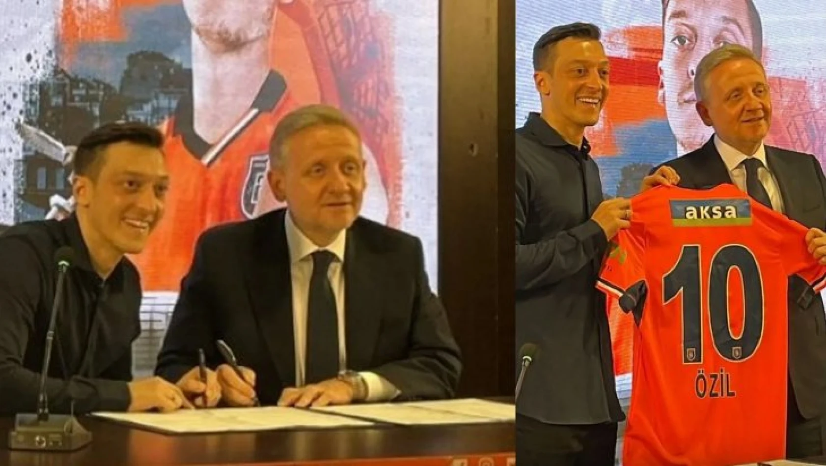 Futbolcu Mesut Özil, Başakşehir'e imzayı attı