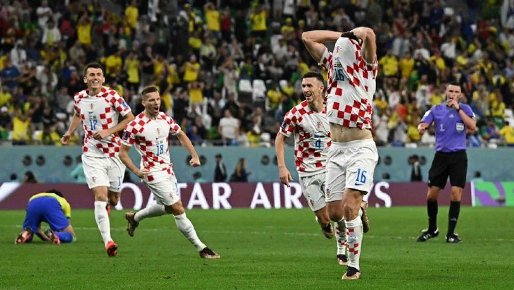 Hırvatistan tarih yazdı! Brezilya'yı penaltılarla eve yolladılar!