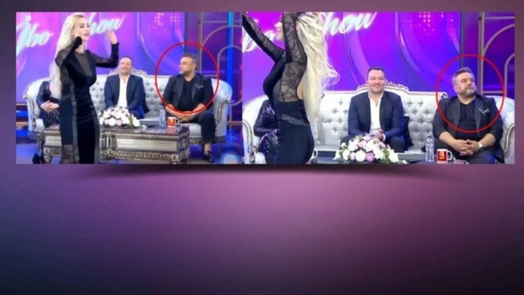 İbo Show'da Bülent Serttaş'ın görüntüleri olay oldu! Oryantal Didem dans ederken...