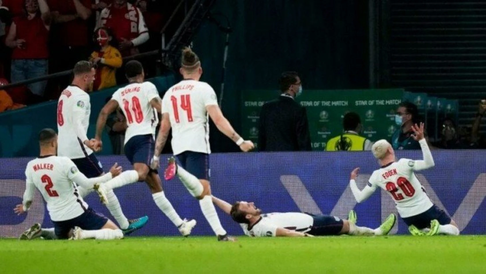 İngiltere, Danimarka'yı uzatmada devirip EURO 2020'de finale yükseldi
