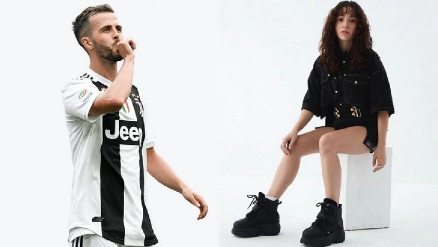 Juventus'lu Miralem Pjanic'ten Zeynep Bastık'a ilginç mesaj