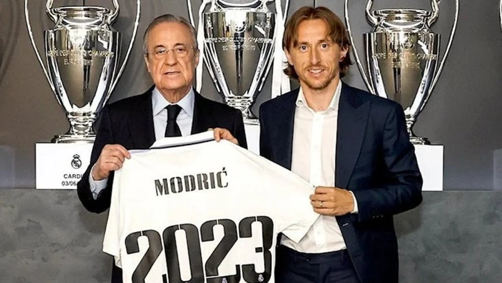Luka Modric, Real Madrid ile 1 yıl daha sözleşme imzaladı