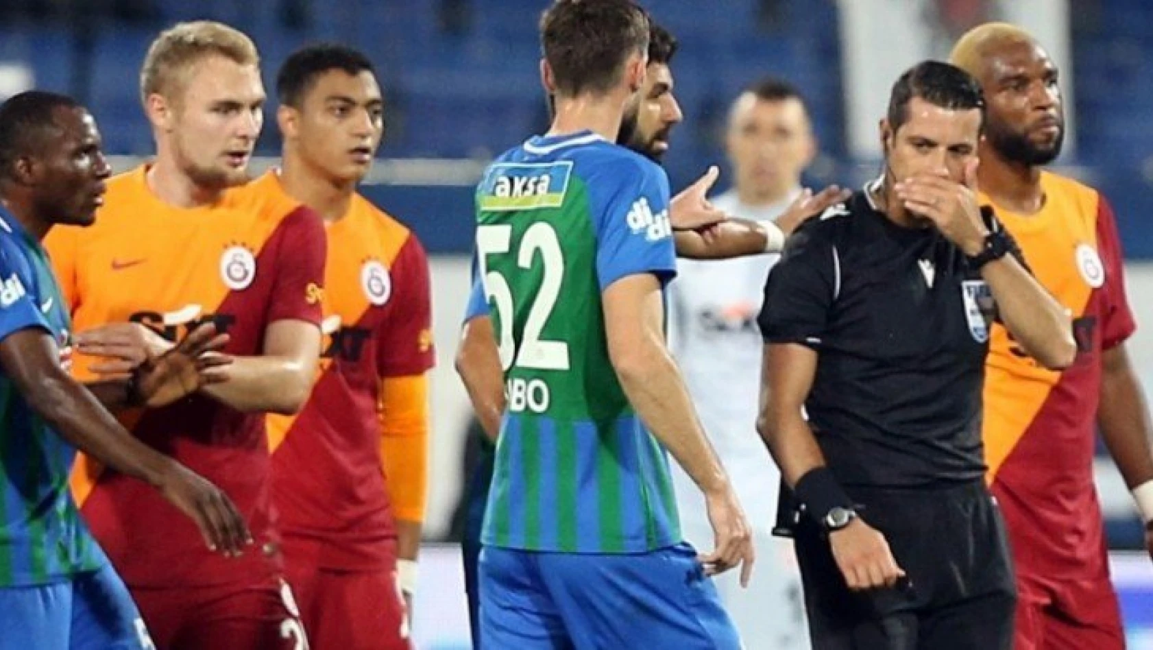 Çaykur Rizespor-Galatasaray maçının hakemi Ali Palabıyık'a tarihi ceza