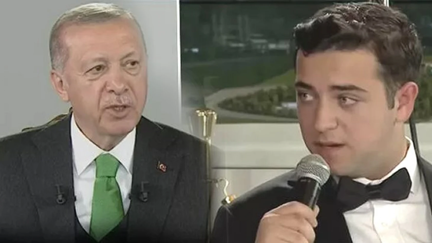 Oyuncu Berat Efe Parlar'ın sözleri, Cumhurbaşkanı Erdoğan'ın gençlik buluşmasına damga vurdu