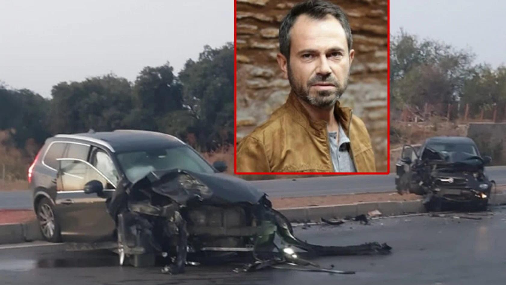 Oyuncu Olgun Şimşek, Bodrum'da trafik kazası geçirdi