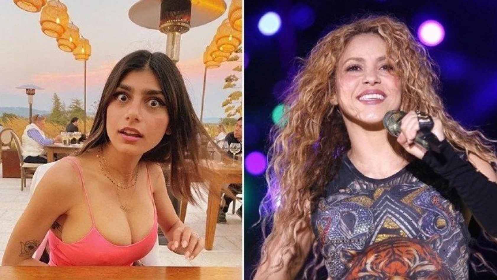 Porno yıldızı Mia Khalifa, Shakira'ya isyan etti