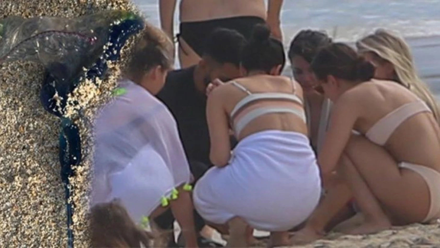 Selena Gomez'i denizanası çarptı