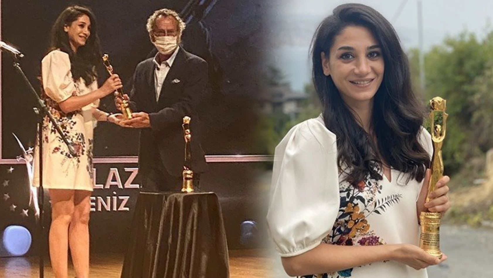 Sitare Akbaş, 'Türkan Şoray Umut Vaad Eden Kadın Oyuncu' ödülünü aldı