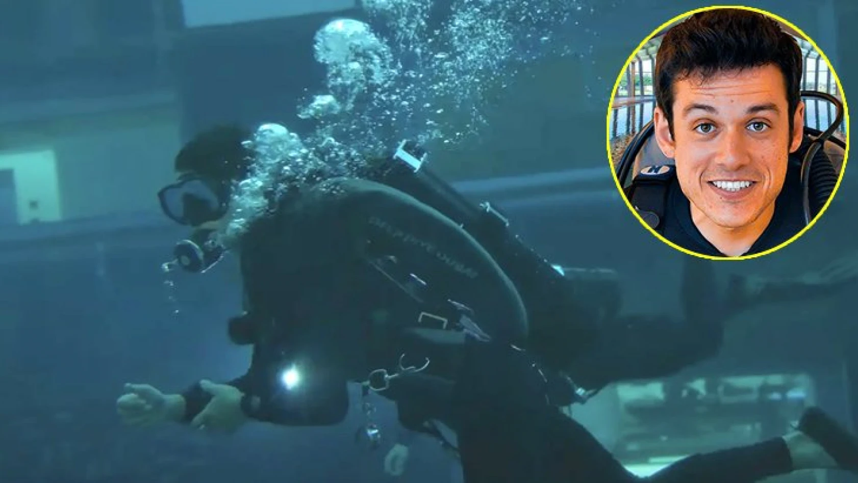 YouTuber Orkun Işıtmak, dünyanın en derin havuzuna daldı