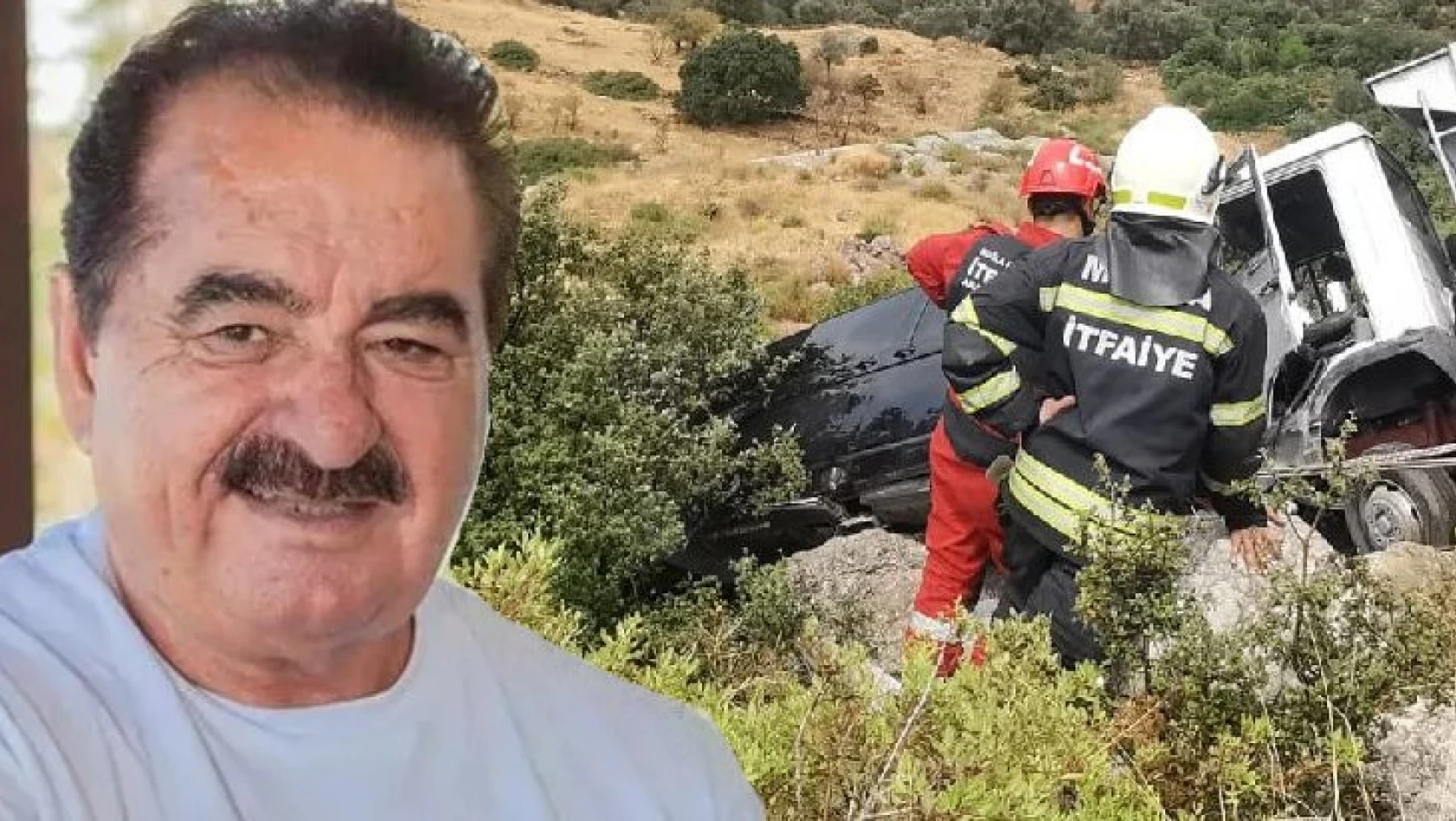 Türkücü İbrahim Tatlıses, Bodrum'da trafik kazası geçirdi