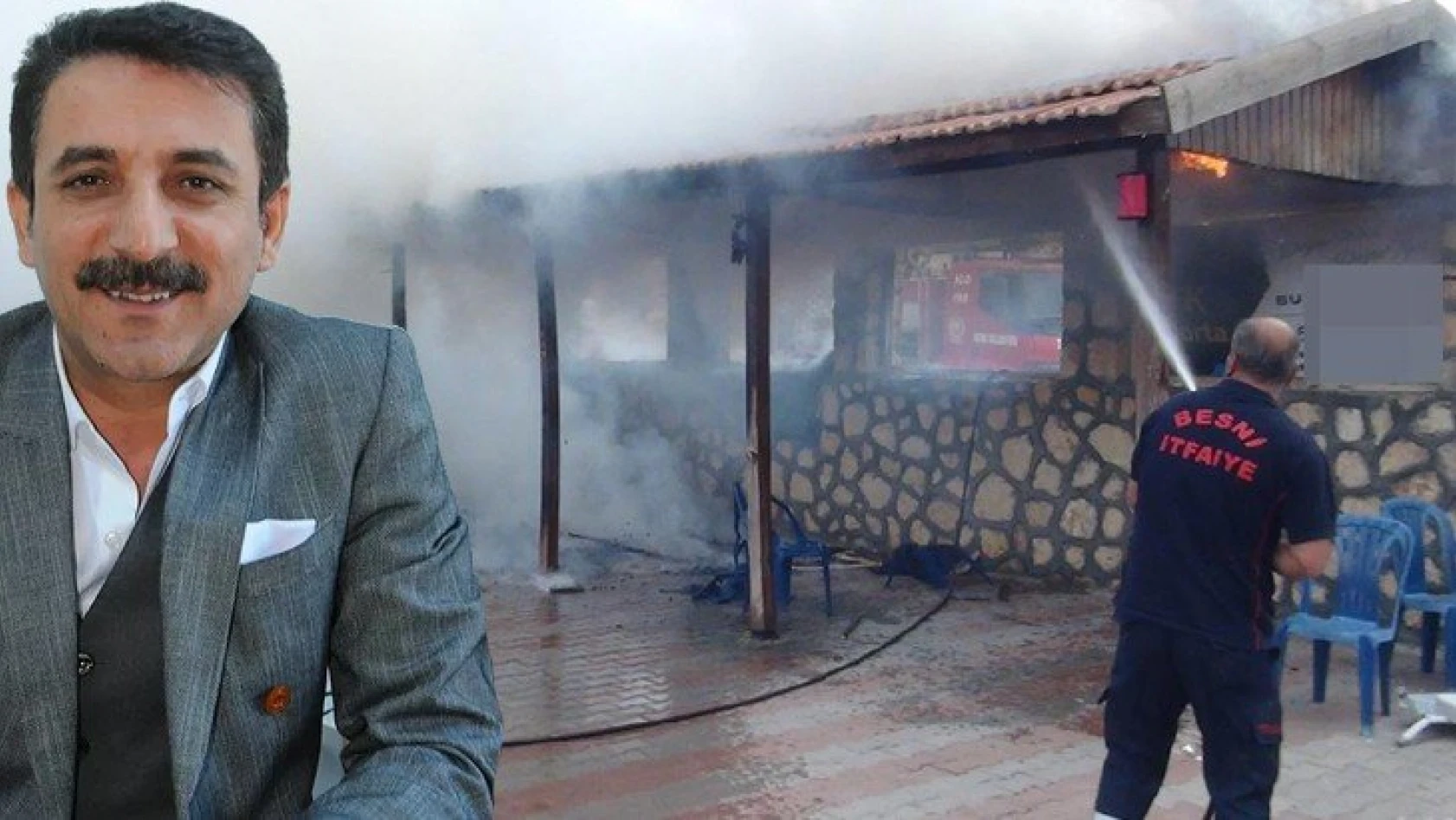 Türkücü Latif Doğan'ın düğün salonunda yangın çıktı
