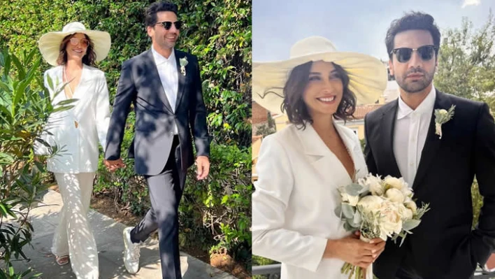 Atina'da sürpriz nikah! Kaan Urgancıoğlu ile Burcu Denizer evlendi!