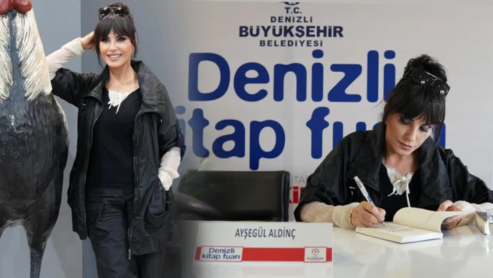 Ayşegül Aldinç'e Denizli Kitap Fuarı'nda büyük ilgi