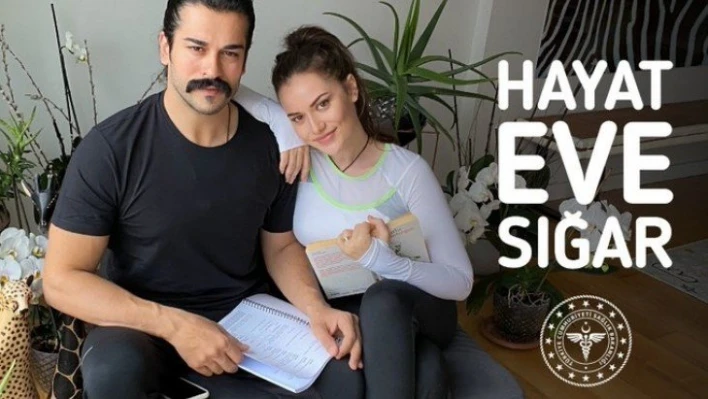 Burak Özçivit ile Fahriye Evcen 'Hayat Eve Sığar' dedi