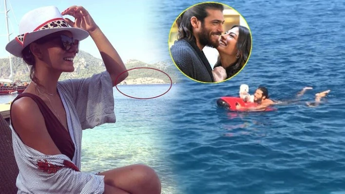 Can Yaman ile Demet Özdemir'i tatil fotoğrafları ele verdi