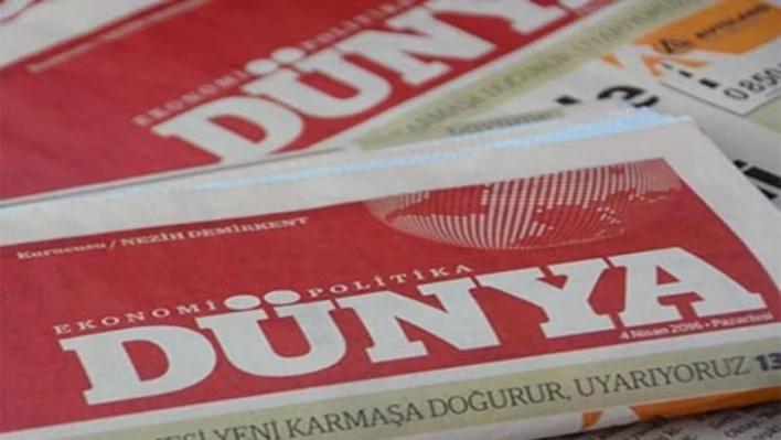 Dünya Gazetesi satıldı! İşte yeni sahibi…