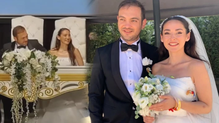 Gönül Dağı dizisinin Cemile'si Nazlı Pınar Kaya, İsmail Oral ile evlendi