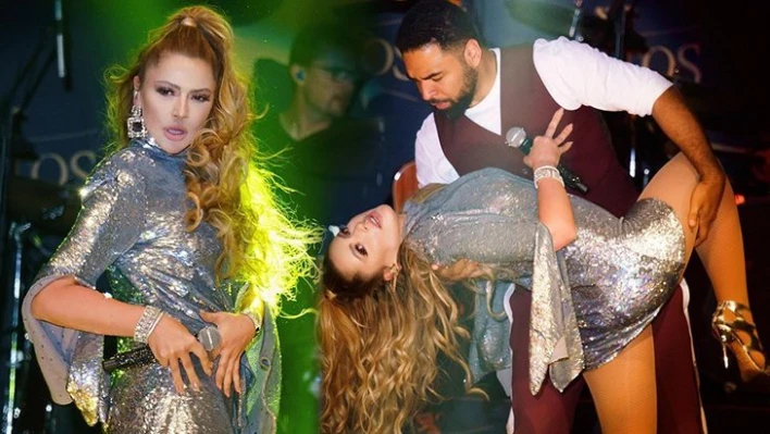 Hadise'nin Harbiye Açıkhava hazırlığı