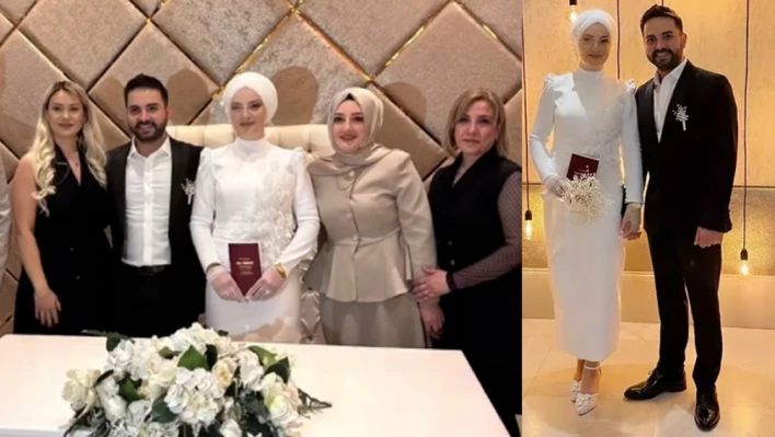 Sunucu Kadir Ezildi ve Gamze Türkmen evlendi