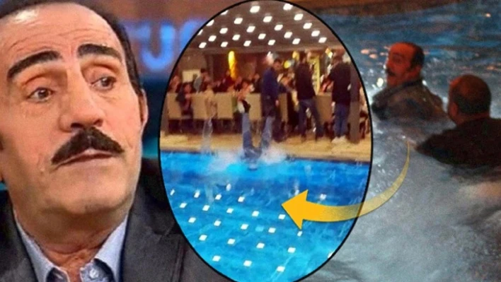 Türkücü Mustafa Keser'in talihsiz kazası! Dengesini kaybedip havuza düştü!