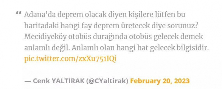 Cenk Yaltırak, Adana'ya dikkat çeken Naci Görür'ü hedef aldı! 'Bu bilim değil, halkı korkutma'