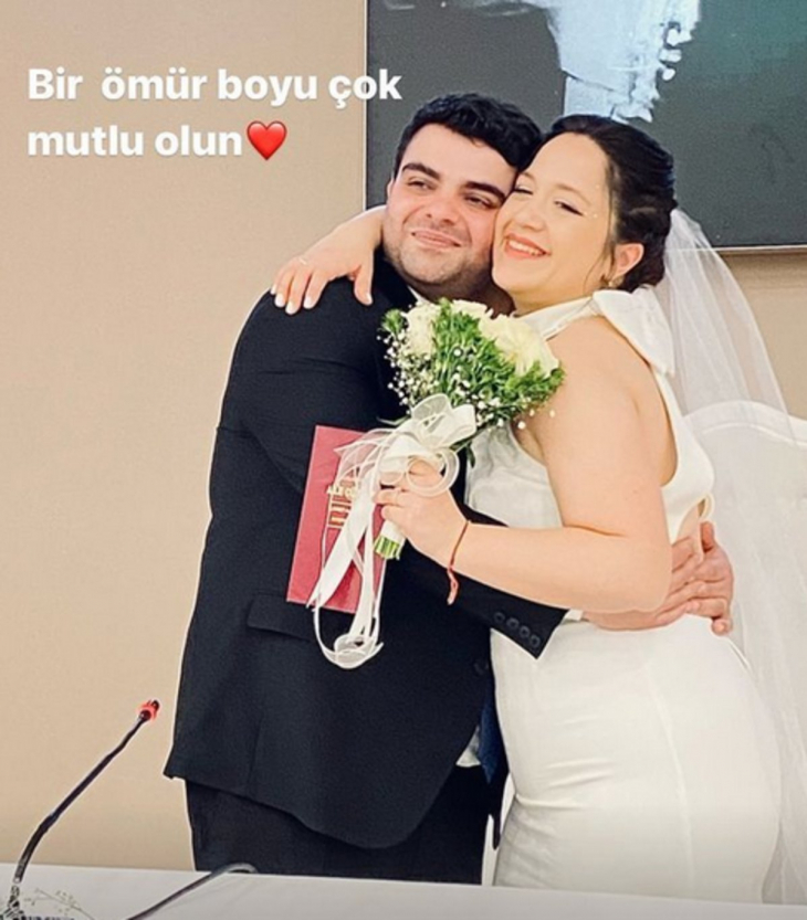 Oyuncu çift Talha Karcı ile Didem Ruhi evlendi